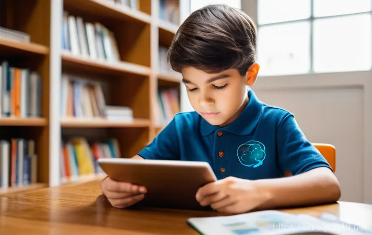 언어치료학 전공 동향 - **Teletherapy Session for a Child:**
    A vibrant and warm image of a young child, approximately 4-...